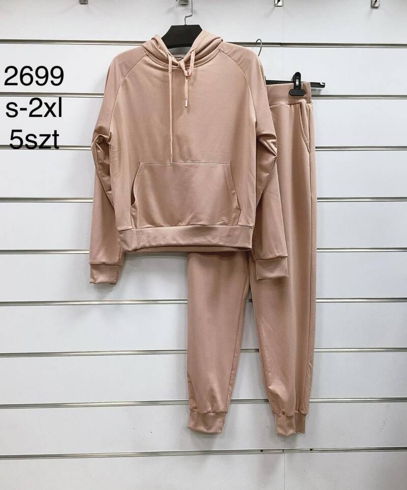 Komplet damskie Roz S-2XL, Mix Kolor .Paczka 5 szt